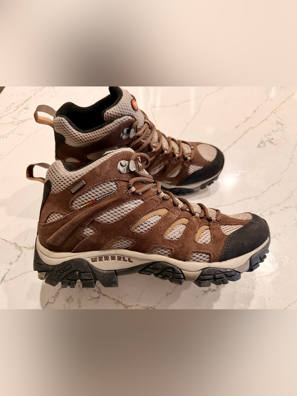 MERRILL MOAB MID WTPF/BRACKEN/OTTER MENS Size 10.5 NWT Waterproof Hiking Boots